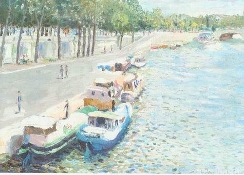 Paris Scene oil painting